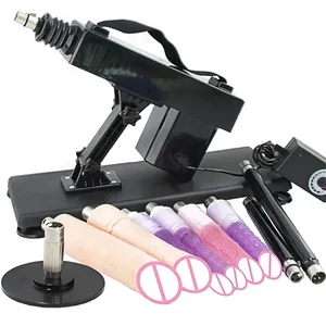 Kvinnlig sexmaskin med dildo och onanikopp Hands-free G-Spot Klitorisk stimulering Vuxen sexmaskin