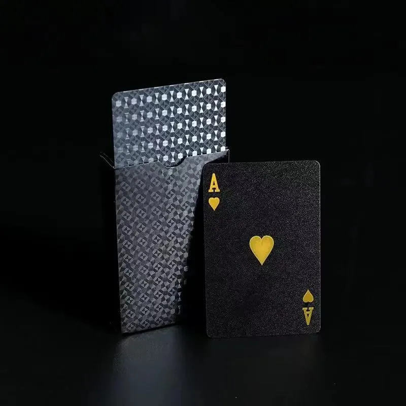 Cartas de jogo de plástico à prova d'água-cor criativa baralho de pôquer profissional jogo de cartas mágicas para coleção de jogos de tabuleiro de festa