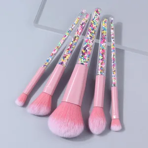 5PCS Candy Sprinkle Makeup Brushes Set P